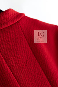 CHANEL 90s Vintage Red CC Silver Button Double Jacket 34 36 シャネル ヴィンテージ レッド CC シルバー ボタン ダブル ジャケット 即発