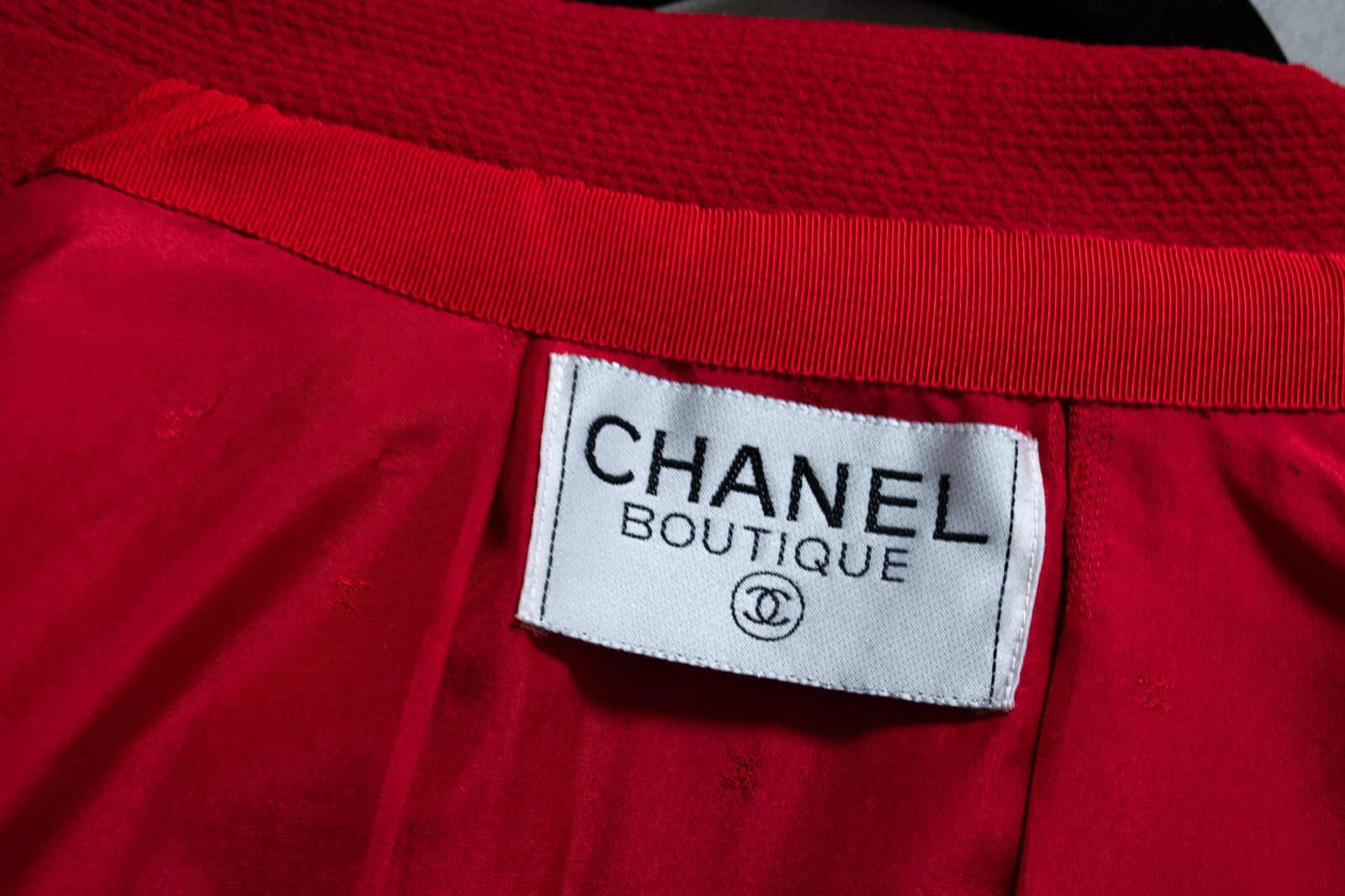 CHANEL 90s Vintage Red CC Silver Button Double Jacket 34 36 シャネル ヴィンテージ レッド CC シルバー ボタン ダブル ジャケット 即発