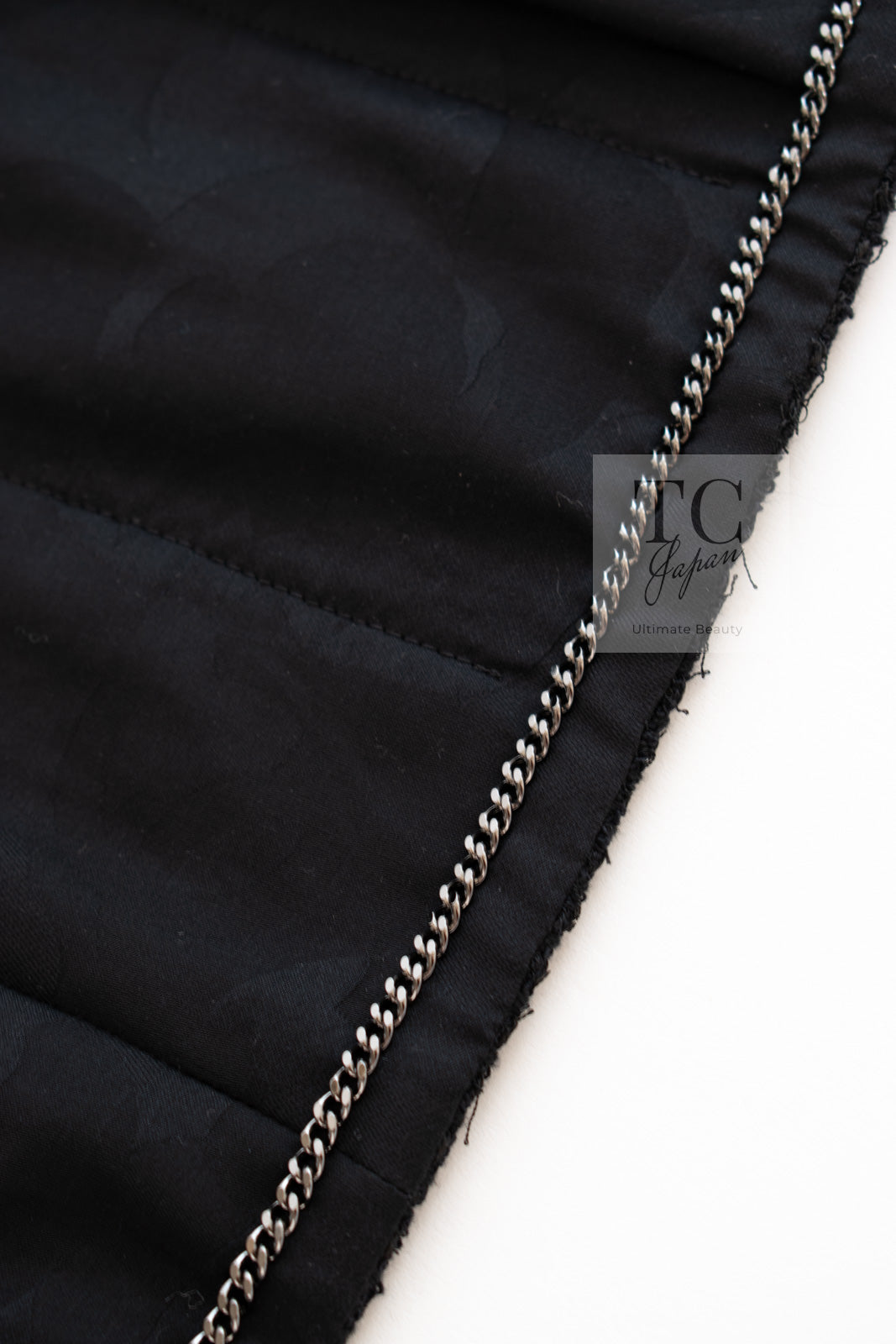 CHANEL 22C Black Cropped Cotton Jacket 34 36 シャネル ブラック クロップド コットン ジャケット 即発