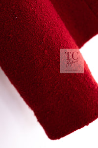 CHANEL 93A Vintage Red Sequin Wool Tweed Jacket 38 40 シャネル ヴィンテージ レッド スパンコール ウール ツイード ジャケット 即発
