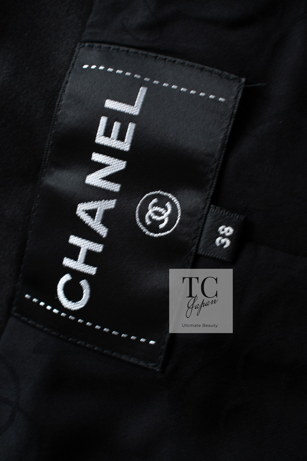 CHANEL 17A Black Ivory Houndstooth Zipper Jacket 36 38 シャネル ブラック アイボリー 千鳥格子 ジッパー ジャケット 即発