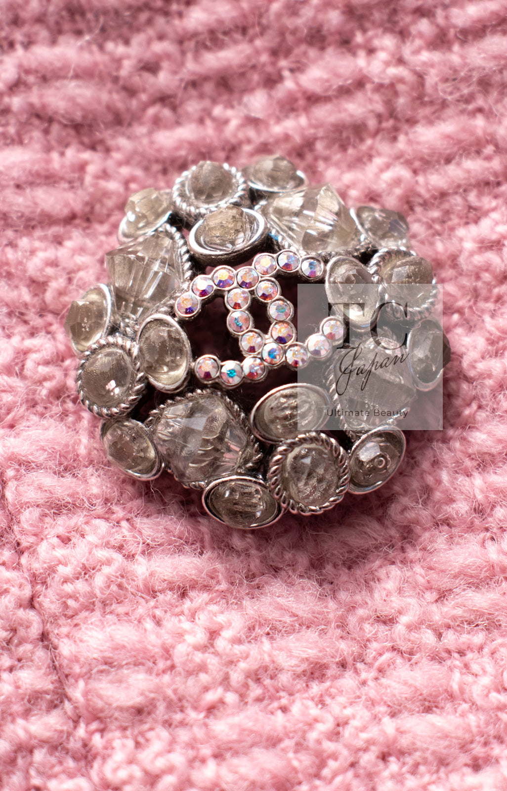 CHANEL 22A Pink Wool 100% Double Tweed Jacket 38 40 44 46 シャネル ピンク ウール 100% ダブル ツイード ジャケット 即発