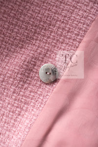 CHANEL 22A Pink Wool 100% Double Tweed Jacket 38 40 44 46 シャネル ピンク ウール 100% ダブル ツイード ジャケット 即発