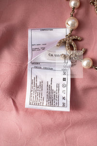 CHANEL 22A Pink Wool 100% Double Tweed Jacket 38 40 44 46 シャネル ピンク ウール 100% ダブル ツイード ジャケット 即発