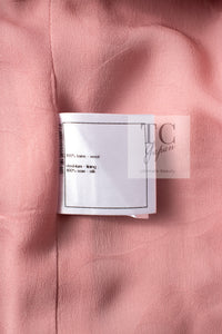 CHANEL 22A Pink Wool 100% Double Tweed Jacket 38 40 44 46 シャネル ピンク ウール 100% ダブル ツイード ジャケット 即発