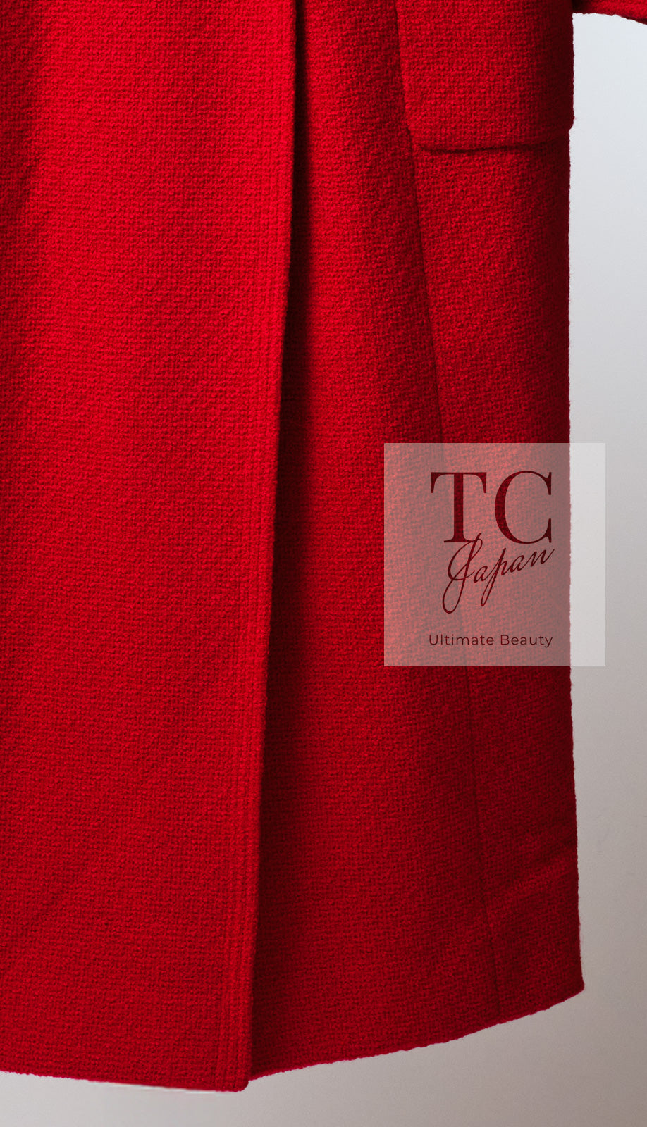 CHANEL 88A Vintage Red Princess Diana Double Tweed Jacket Coat Limited 38 40 シャネル ダイアナ王妃 レッド コレクティブル 限定品 ダブル ツイード ジャケット コート 即発