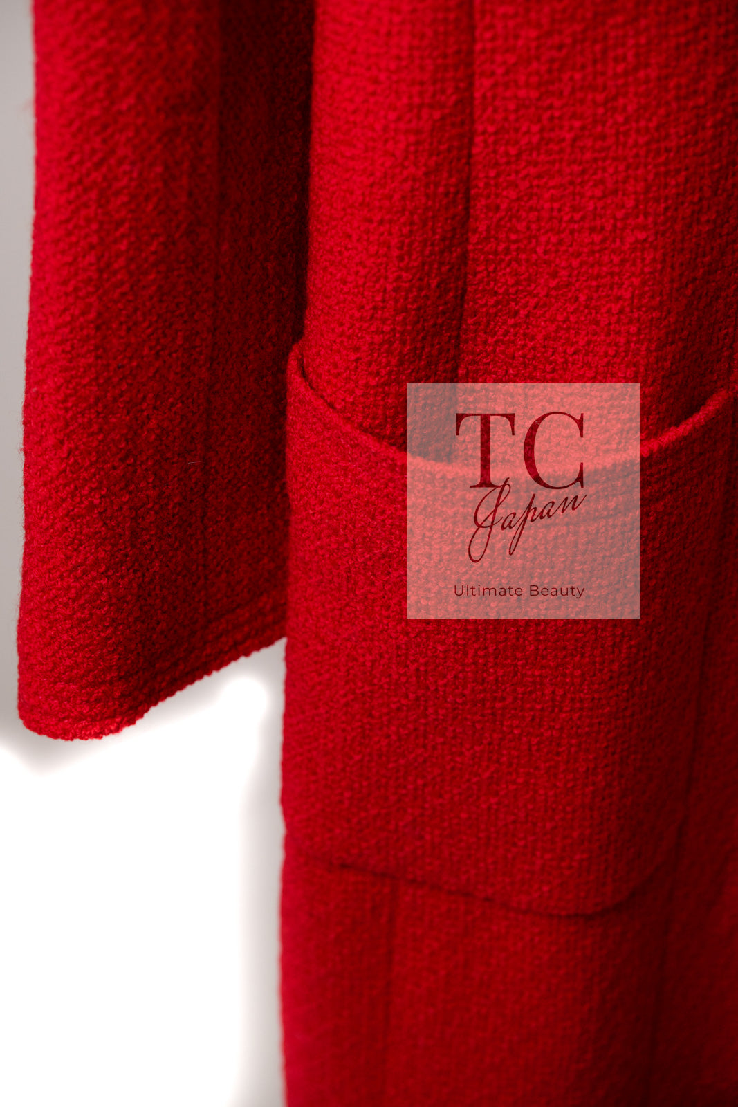 CHANEL 88A Vintage Red Princess Diana Double Tweed Jacket Coat Limited 38 40 シャネル ダイアナ王妃 レッド コレクティブル 限定品 ダブル ツイード ジャケット コート 即発