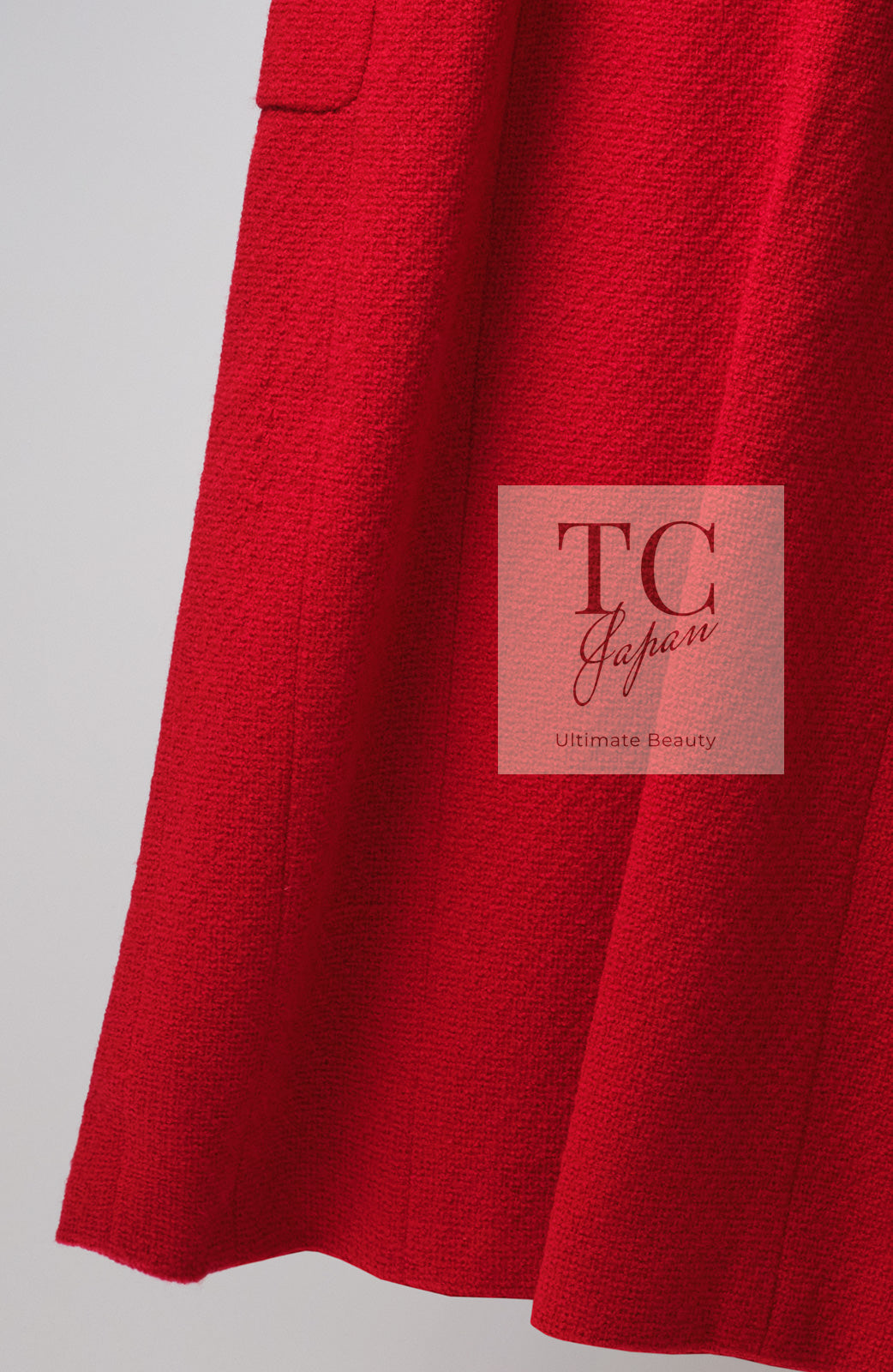 CHANEL 88A Vintage Red Princess Diana Double Tweed Jacket Coat Limited 38 40 シャネル ダイアナ王妃 レッド コレクティブル 限定品 ダブル ツイード ジャケット コート 即発