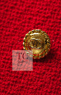 CHANEL 88A Vintage Red Princess Diana Double Tweed Jacket Coat Limited 38 40 シャネル ダイアナ王妃 レッド コレクティブル 限定品 ダブル ツイード ジャケット コート 即発