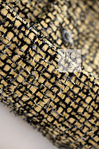 CHANEL 22PS Yellow Black Lion Button Double Jacket 38 40 シャネル イエロー ブラック ライオン ボタン ダブル ジャケット 即発