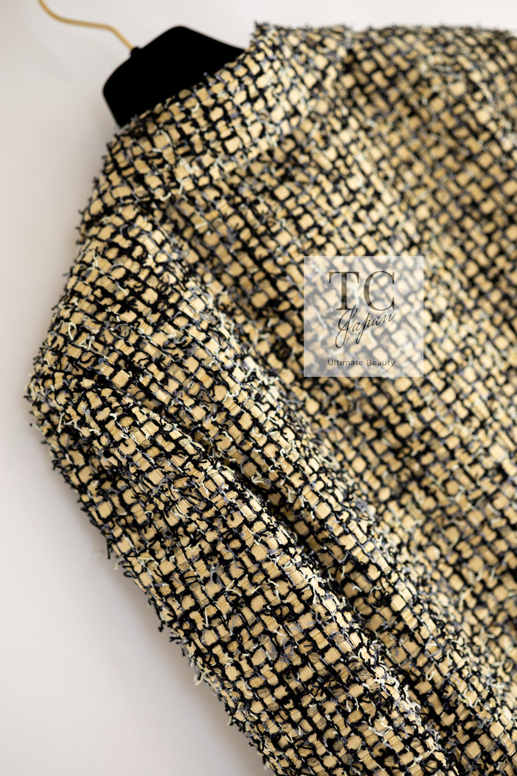 CHANEL 22PS Yellow Black Lion Button Double Jacket 38 40 シャネル イエロー ブラック ライオン ボタン ダブル ジャケット 即発