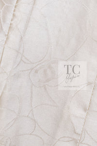 CHANEL 01A Ivory Beige Sequin Wool Tweed Jacket 38 シャネル アイボリー ベージュ スパンコール ウール ツイード ジャケット 即発