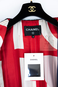 CHANEL 19B Black Llama Wool Chain Trim Jacket 38 40 シャネル ブラック ラマ ウール チェーン トリミング ジャケット 即発