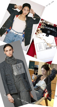 CHANEL 19B Black Llama Wool Chain Trim Jacket 34 36 38 40 シャネル ブラック ラマ ウール チェーン トリミング ジャケット 即発