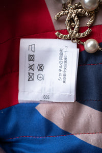 CHANEL 19B Black Llama Wool Chain Trim Jacket 38 40 シャネル ブラック ラマ ウール チェーン トリミング ジャケット 即発