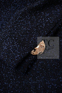 CHANEL 16S Navy Blue Tweed Jacket 38 シャネル ネイビー ブルー ツイード ジャケット 即発