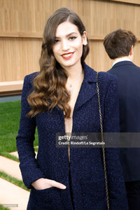 CHANEL 16S Navy Blue Tweed Jacket 38 シャネル ネイビー ブルー ツイード ジャケット 即発