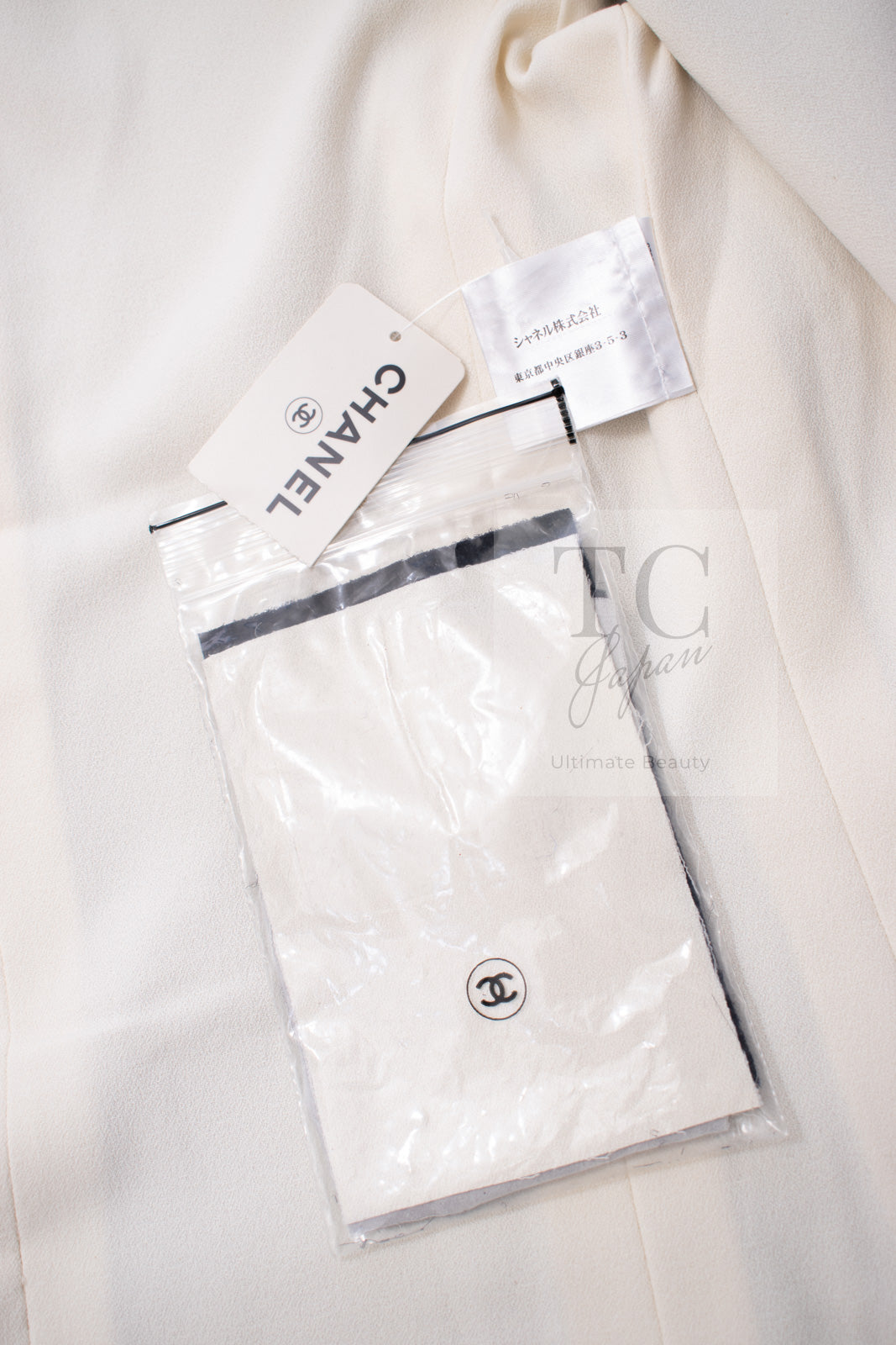 CHANEL 10C Navy Ivory Crystals Gripoix Buttons Jacket 34 36 シャネル ネイビー アイボリー クリスタル グリポア宝石ボタン ジャケット 即発