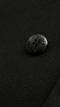 CHANEL 96A Vintage Black Wool 100 Gold CC Logo Buttons Jacket 38 シャネル ヴィンテージ ブラック ウール100% ゴールド CCボタン ジャケット 即発