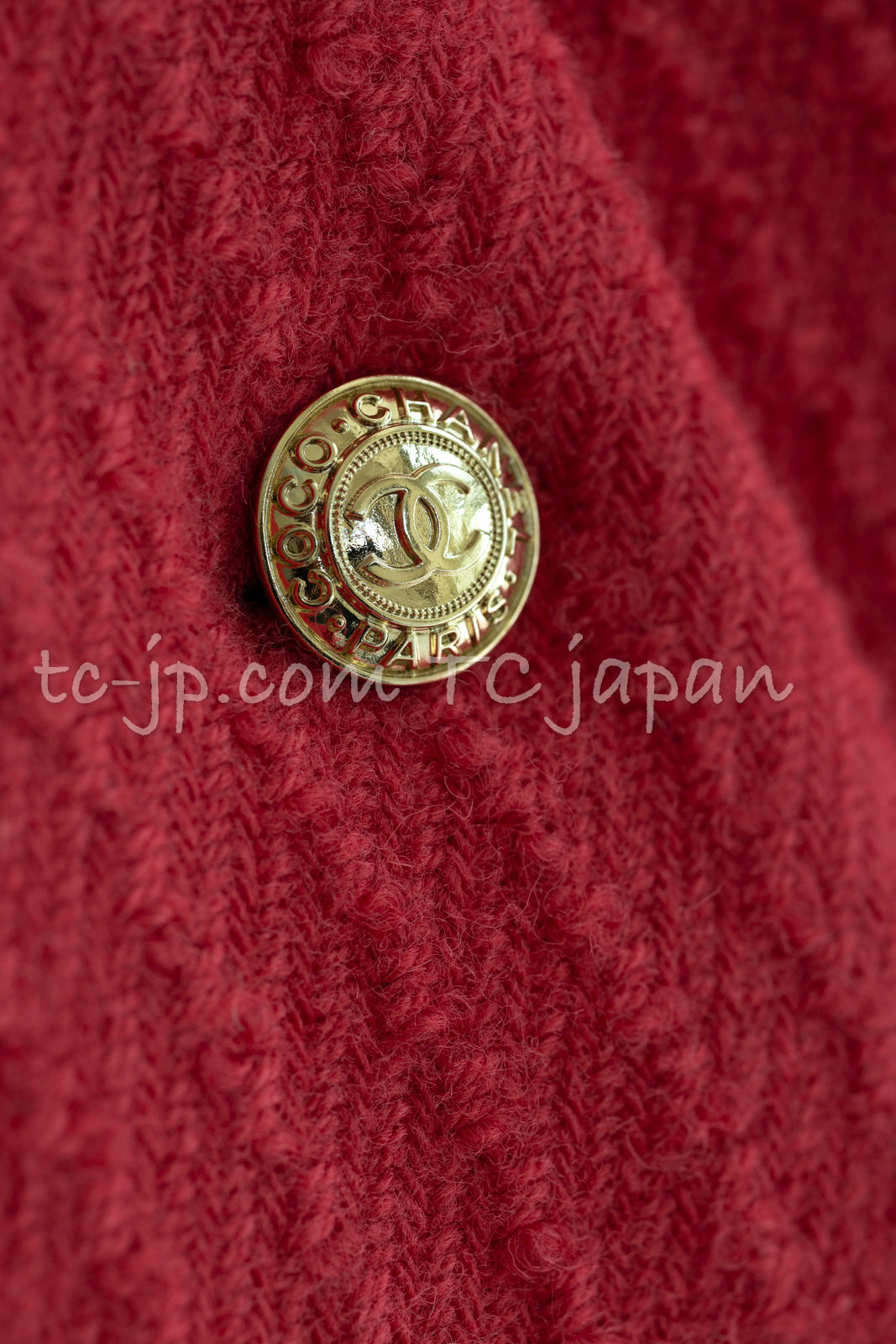 CHANEL 20A Coral Pink Wool Double Stand Collar Jacket Coat 38 40 シャネル コーラル ピンク ウール ダブル スタンド カラー コート ジャケット 即発