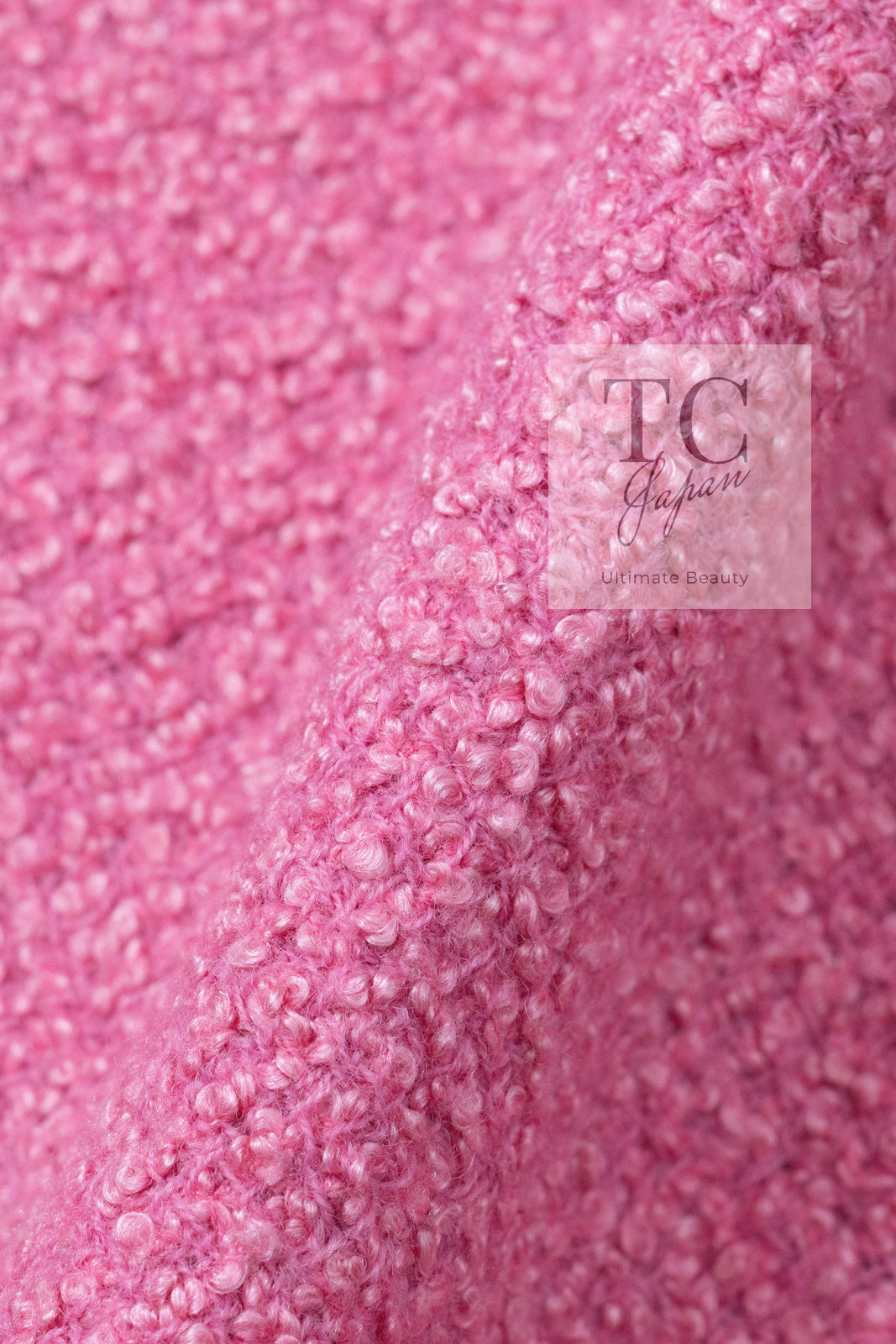CHANEL 22PF Pink Silver Trim Wool Silk Dress Coat 36 38 シャネル ピンク ウール シルク シルバー トリム ワンピース コート 即発
