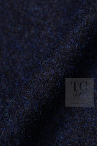 CHANEL 12A Navy Wool Alpaca CC Logo Buttons Stand Collar Double Coat 34 シャネル ネイビー ウール アルパカ CC ロゴボタン スタンドカラー ダブル コート 即発
