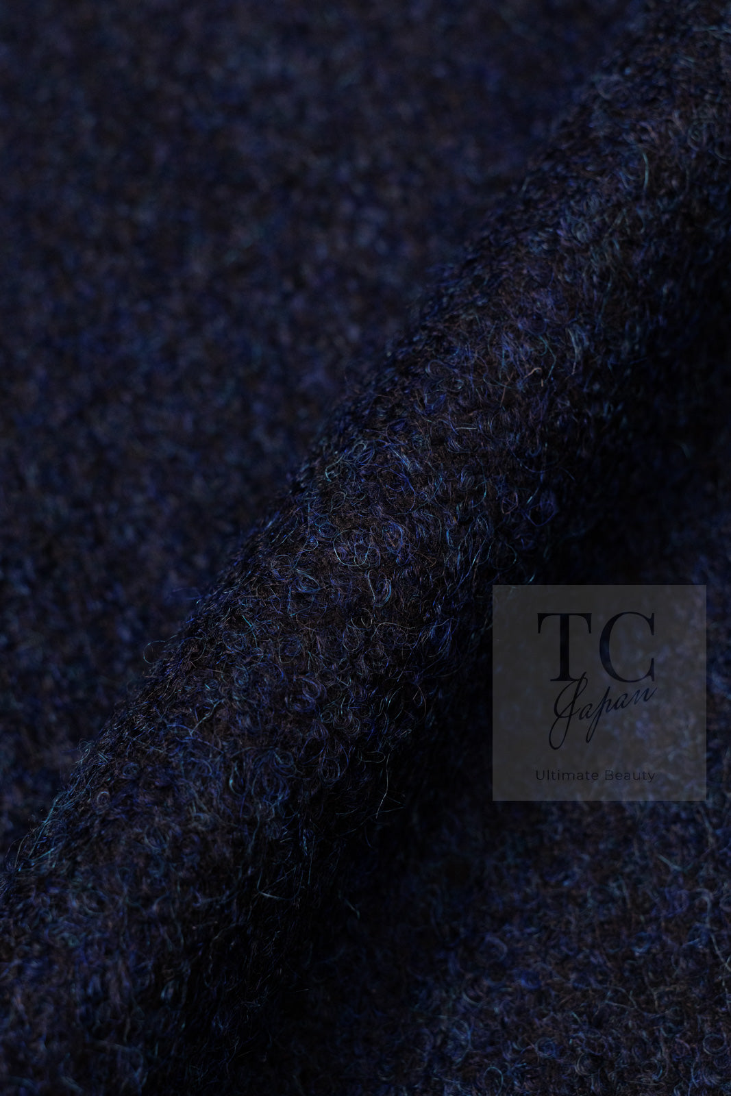 CHANEL 12A Navy Wool Alpaca CC Logo Buttons Stand Collar Double Coat 34 シャネル ネイビー ウール アルパカ CC ロゴボタン スタンドカラー ダブル コート 即発