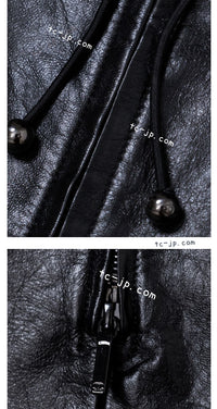 CHANEL 13B Black Lamb Leather Braid Trim Coat 38 40 シャネル ブラック ラム レザー ブレイド トリミング コート 即発