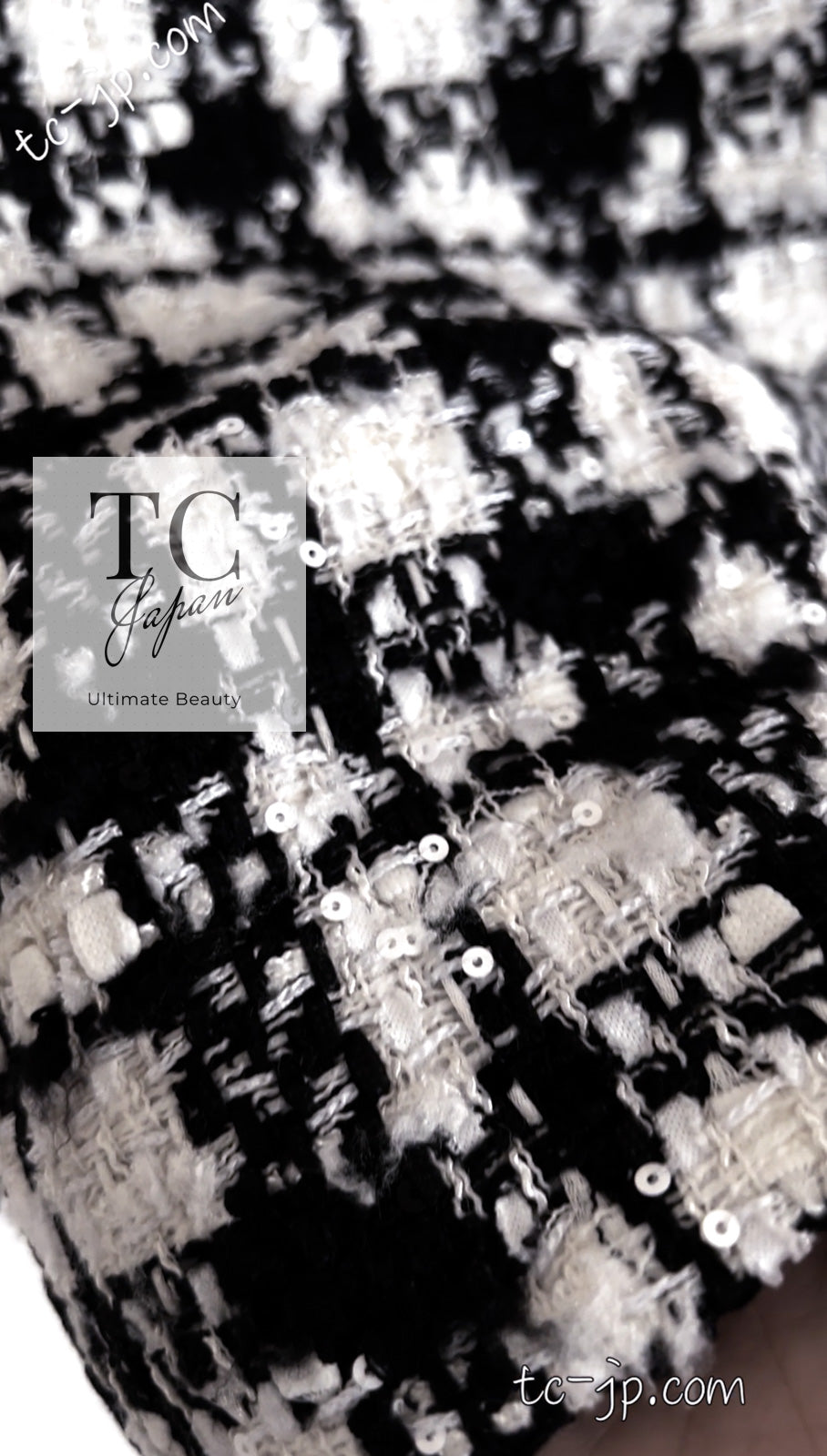 CHANEL 05S White Black Tweed Skirt 36 38 シャネル ホワイト ブラック ツイード スカート 即発