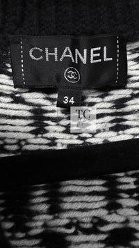 CHANEL 18PF Navy Ivory Wool Cashmere Knit Cardigan 36 38 シャネル ネイビー アイボリー ウール カシミア ケーブル ニット カーディガン 即発