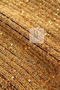 CHANEL 19PF Gold Metallic Sequin Embellishments Cashmere Knit Dress 34 36 シャネル ゴールド スパンコール カシミヤ ニット ワンピース 即発