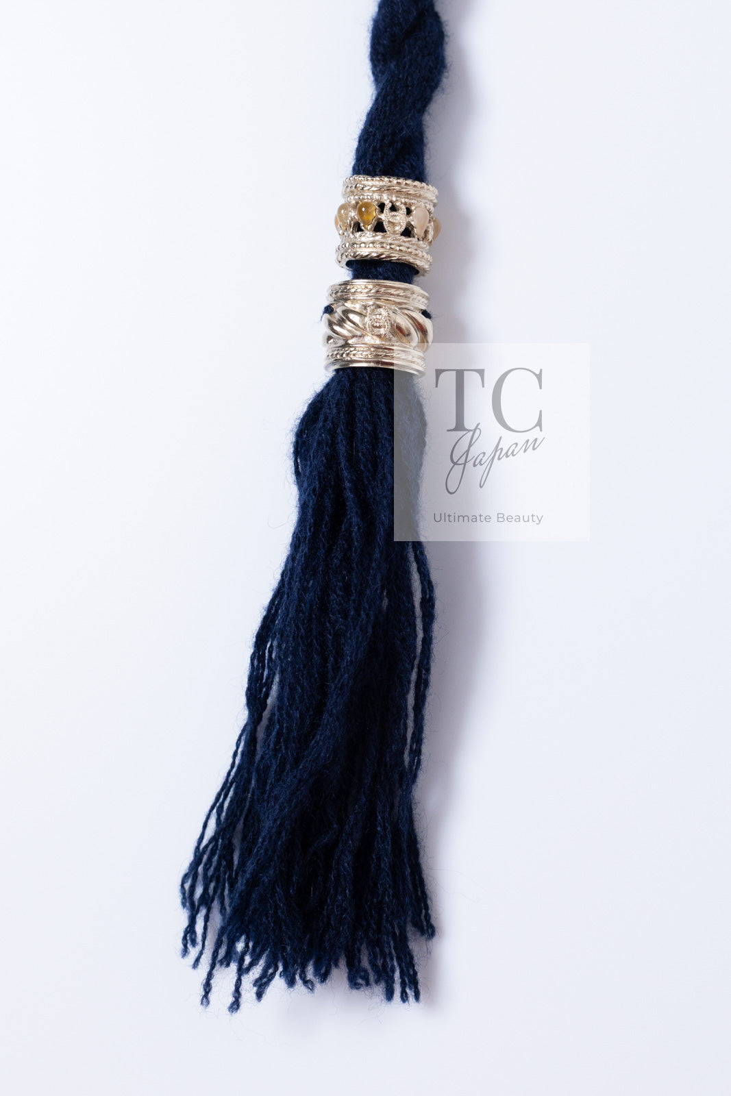 CHANEL 18C Dark Navy Cashmere Long Knit Cardigan Dress 36 シャネル ダーク ネイビー カシミア ロング ニット カーディガン ワンピース 即発