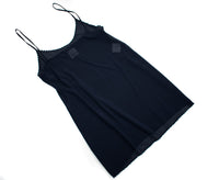 CHANEL 11S Champagne Gold Navy CC Logo Knit Dress 40 シャネル シャンパン ゴールド ネイビー ココマーク 女優の ニット ワンピース 即発