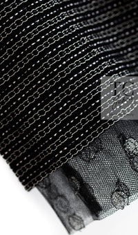 CHANEL 03A Black Silver Hemp Tweed Mini Skirt 34 シャネル ブラック シルバー ヘンプ ツイード ミニ スカート 即発