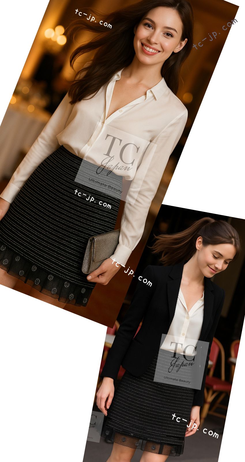 CHANEL 03A Black Silver Hemp Tweed Mini Skirt 34 シャネル ブラック シルバー ヘンプ ツイード ミニ スカート 即発