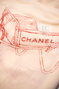 CHANEL 04S Beige Neutral Silk Skirt 36 シャネル ベージュ ニュートラル ミルフィーユ シルク スカート 即発