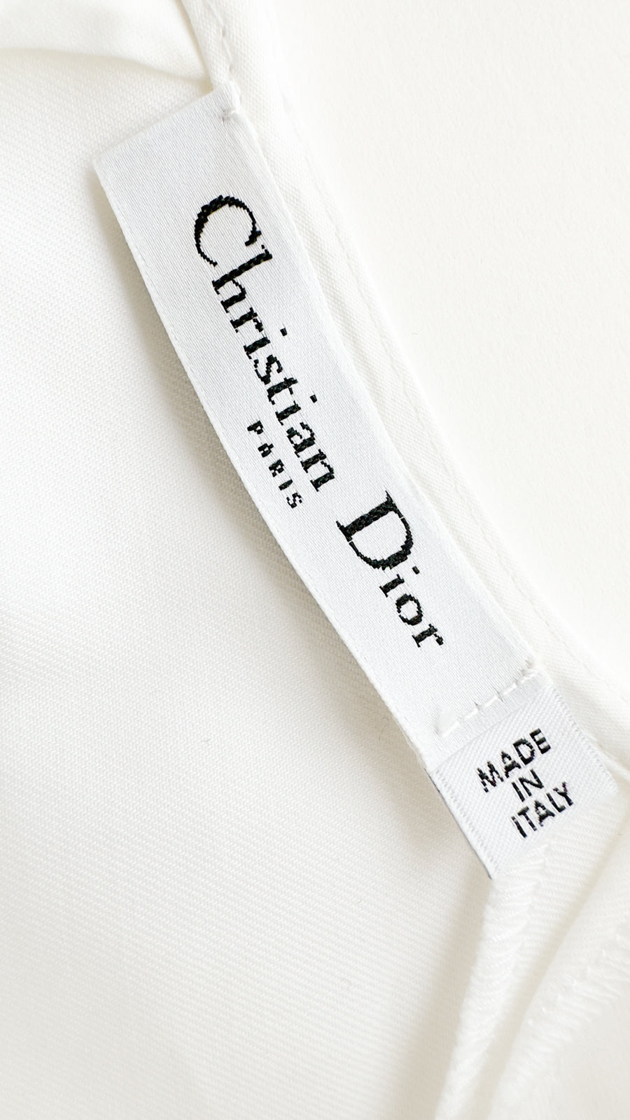Christian Dior White EmbellishedDress 36 クリスチャン ディオール ホワイト・刺繍・ビーズ・ドレス・ワンピース 即発