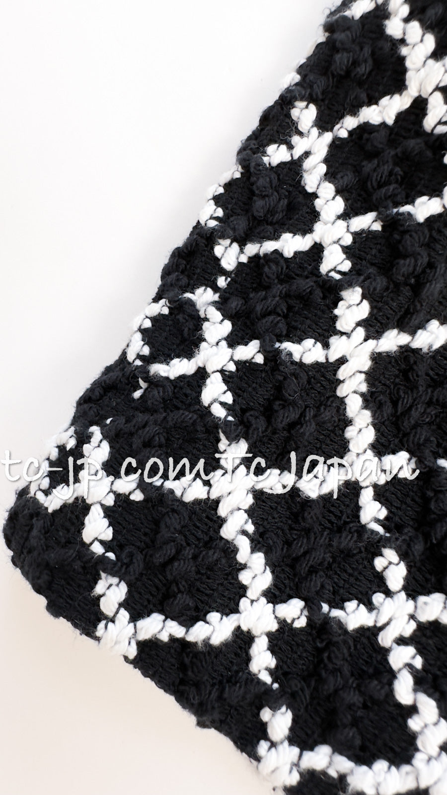 CHANEL 09S Black White Sequin Dress 36 シャネル ブラック ホワイト スパンコール ワンピース 即発