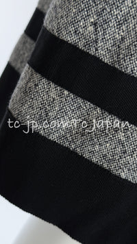 CHANEL 88A Vintage Naomi Campbell Gray Ribbon Bow Dress 40 シャネル ヴィンテージ・グレー・リボン・ワンピース 即発