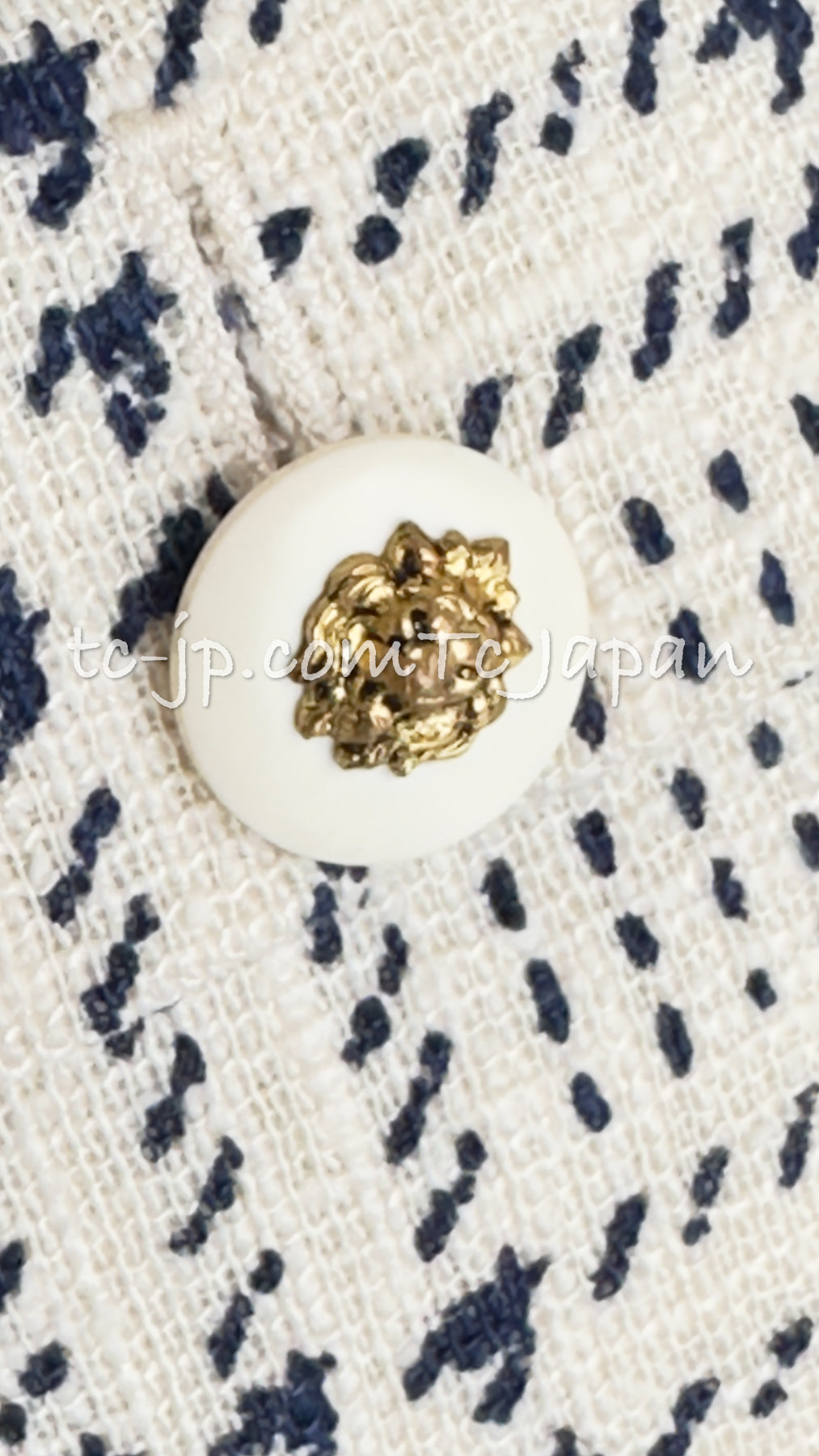 CHANEL 80's Vintage White Navy Silk Jacket Skirt Suit 34 シャネル ヴィンテージ ホワイト ネイビー シルク ジャケット スカート スーツ 即発