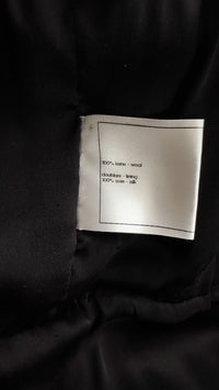 CHANEL 10A Black Multicolor Sequin Fringe Wool Tweed Dress 36 シャネル ブラック マルチカラー スパンコール フリンジ ウール ツイード ワンピース 即発