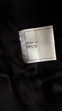 CHANEL 10A Black Multicolor Sequin Fringe Wool Tweed Dress 36 シャネル ブラック マルチカラー スパンコール フリンジ ウール ツイード ワンピース 即発