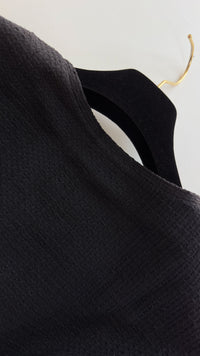 CHANEL 07C white or Black Dress jacket Coat with ribbon Suit  訳あり シャネル ブラック 胸紐・ジャケット・スカート・スーツ コート - TC JAPAN