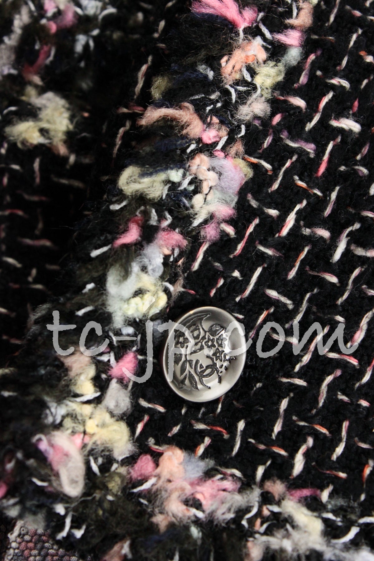 CHANEL 05C $6.5K 57Th NY Limited Collection Silk Wool Tweed Jacket 36 38 40 シャネル NY 57番街 限定 シルク ウール フリル ツイード ジャケット 即発