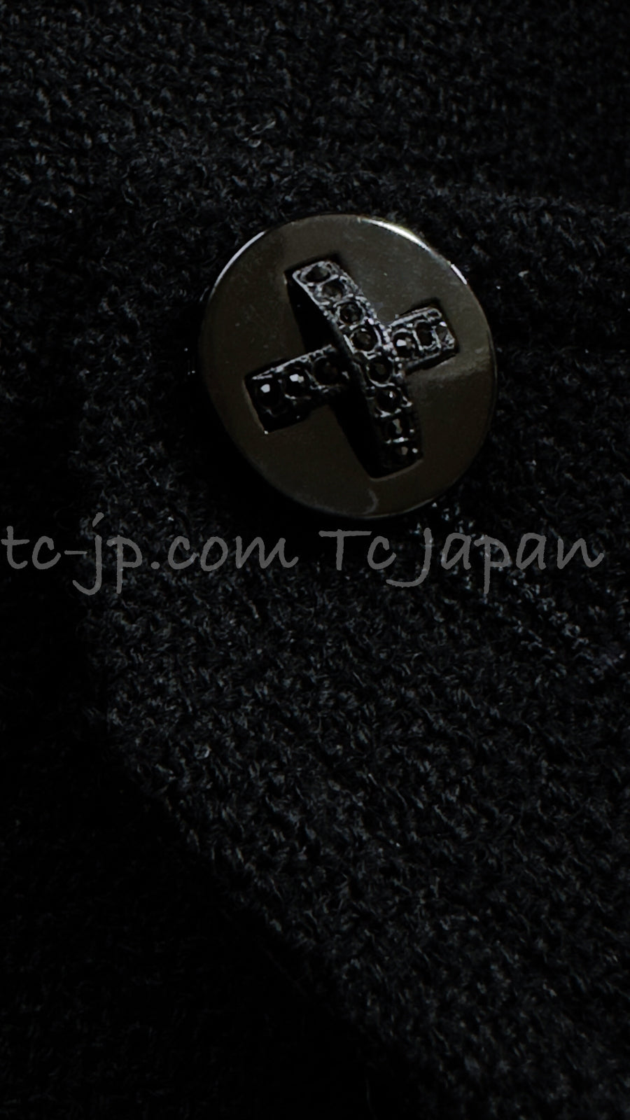 CHANEL 06A Black Wool Tweed Jacket Skirt Suit 38 シャネル ブラック ウール ジャケット スカート スーツ 即発