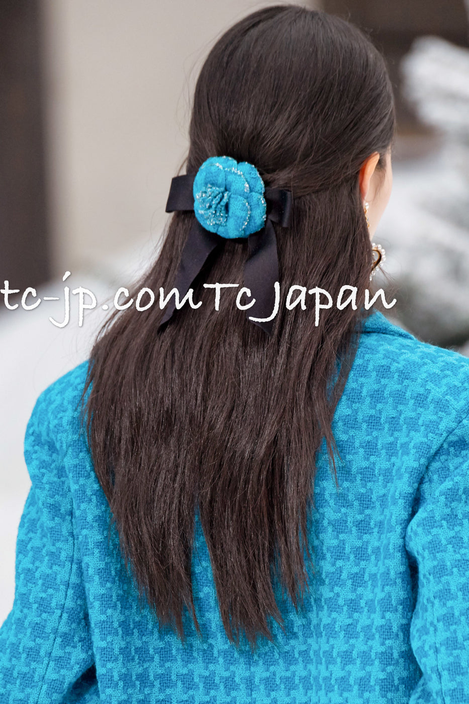CHANEL 19A Blue Riders Wool Tweed Jacket 38 40 シャネル ブルー ライダース ウール ツイード ジャケット 即発