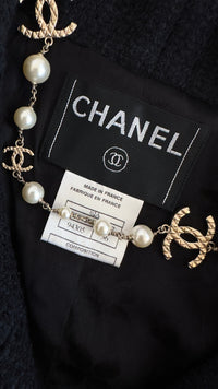CHANEL 02A Black Lesage Sequin Jacket Skirt 34 36 40 シャネル ルサージュ・ブラック・スパンコール ジャケット・スカート 即発