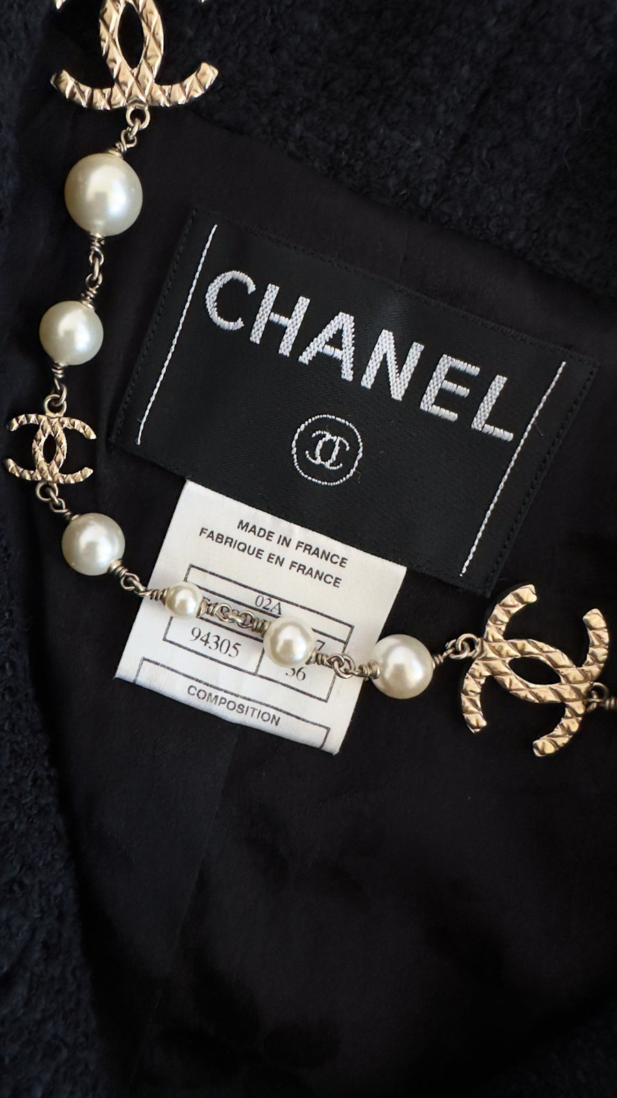 CHANEL 02A Black Lesage Sequin Jacket Skirt 34 36 40 シャネル ルサージュ・ブラック・スパンコール ジャケット・スカート 即発