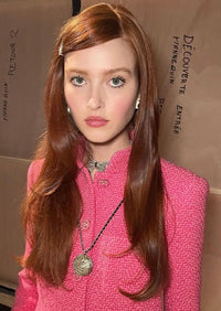 CHANEL 22A Pink Wool 100% Tweed Stand Mandarine Collar Jacket 34 36 シャネル ピンク ウール 100% ツイード マンダリン スタンド カラー ジャケット 即発