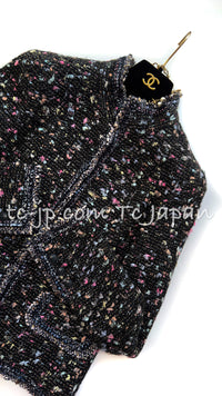 CHANEL 04A Multicolor Tweed Jacket Skirt Suit 38 シャネル マルチカラー ツイード ジャケット スカート スーツ 即発